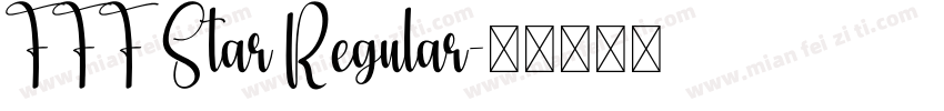 FFF Star Regular字体转换